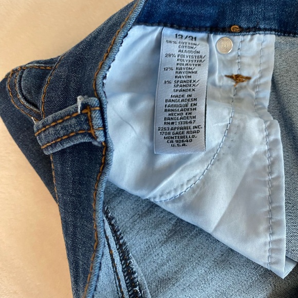 RE generation High Rise Flare Jeans Size 13 - Picture 3 of 4